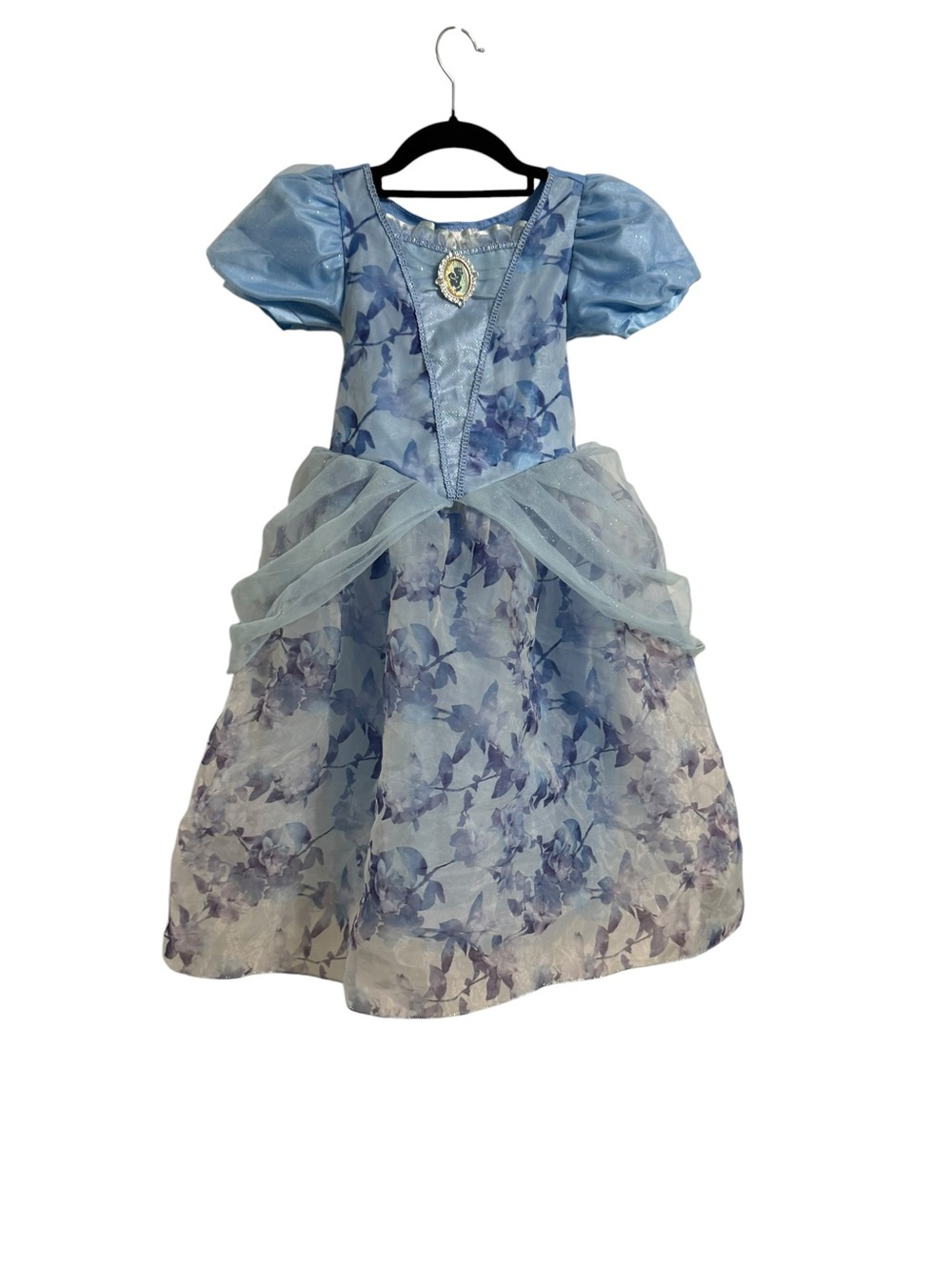 Disney Light Blue Floral Princess Costume Dress
